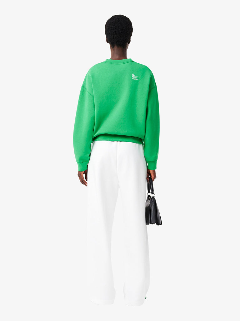 LACOSTE joggers della tuta donna bianco cotone