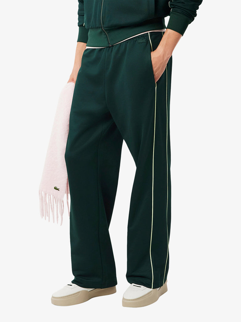 LACOSTE joggers sportivo in raso uomo verde