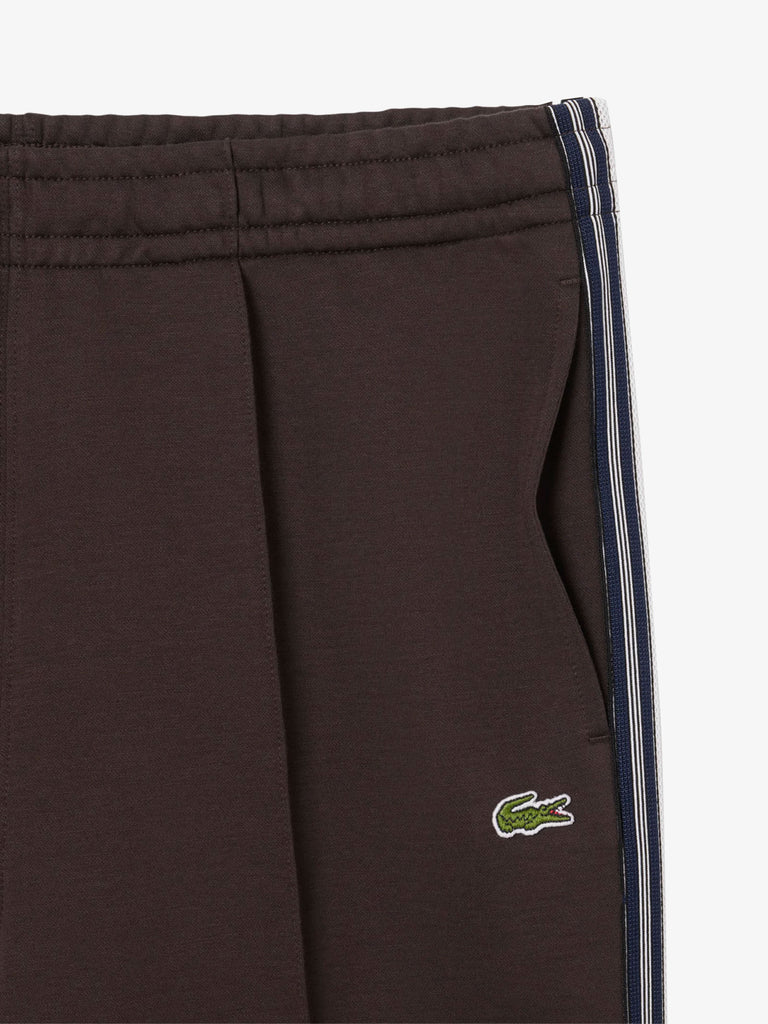 LACOSTE joggers felpati made in france uomo marrone