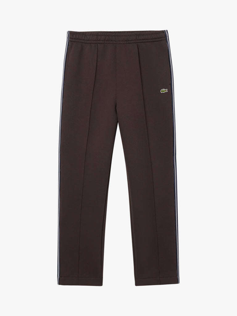 LACOSTE joggers felpati made in france uomo marrone