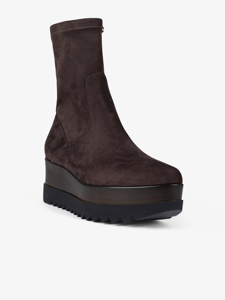 LORENZO MARI tronchetti donna clea 08 suede marrone