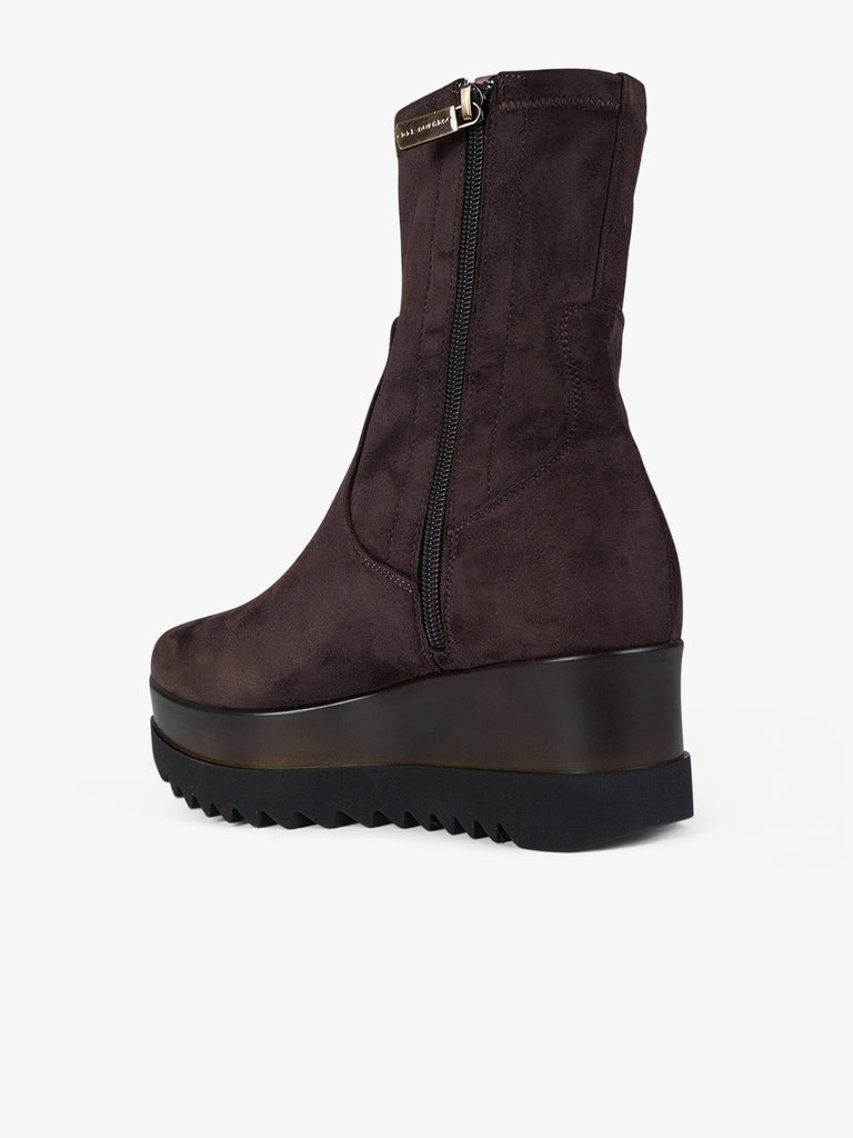 LORENZO MARI tronchetti donna clea 08 suede marrone