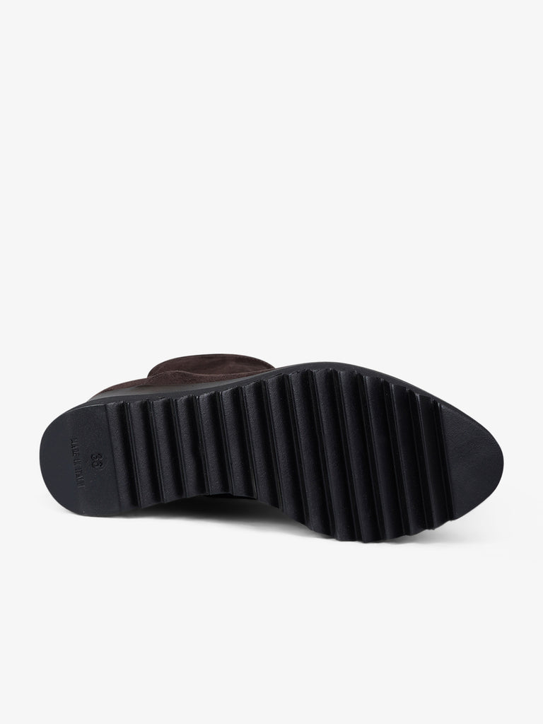 LORENZO MARI tronchetti donna clea 08 suede marrone