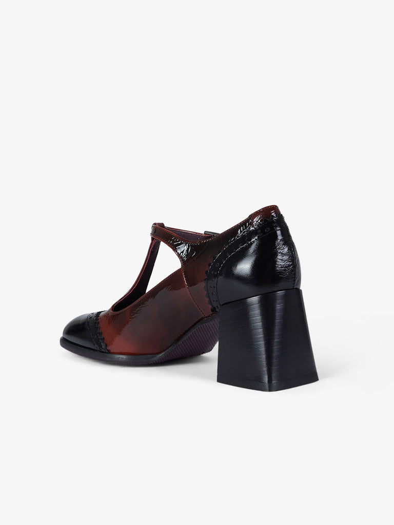 LORENZO MARI mocassini donna mary jane denise 01 vernice nero