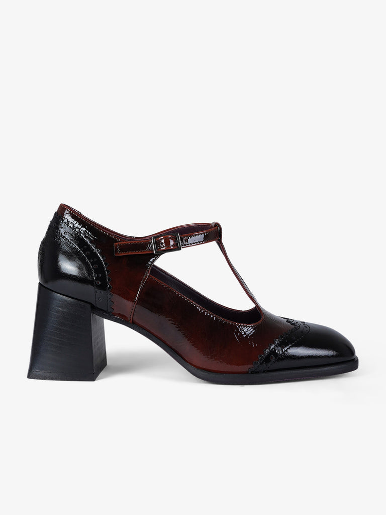 LORENZO MARI mocassini donna mary jane denise 01 vernice nero