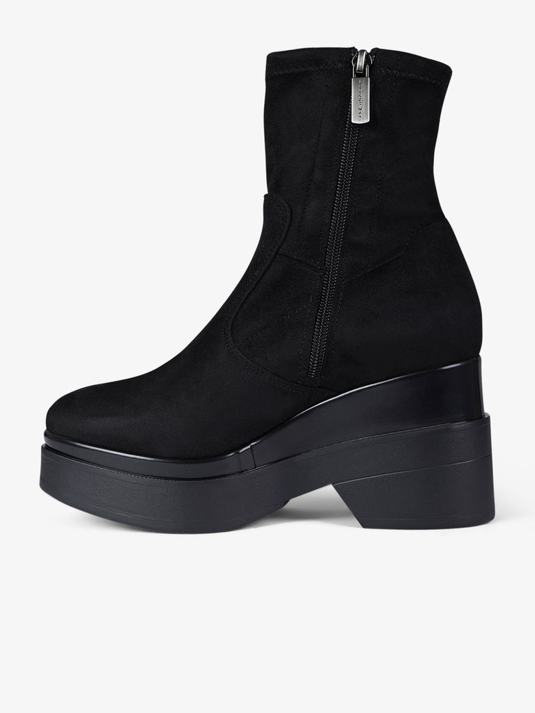 LORENZO MARI tronchetti donna polly 02 suede nero