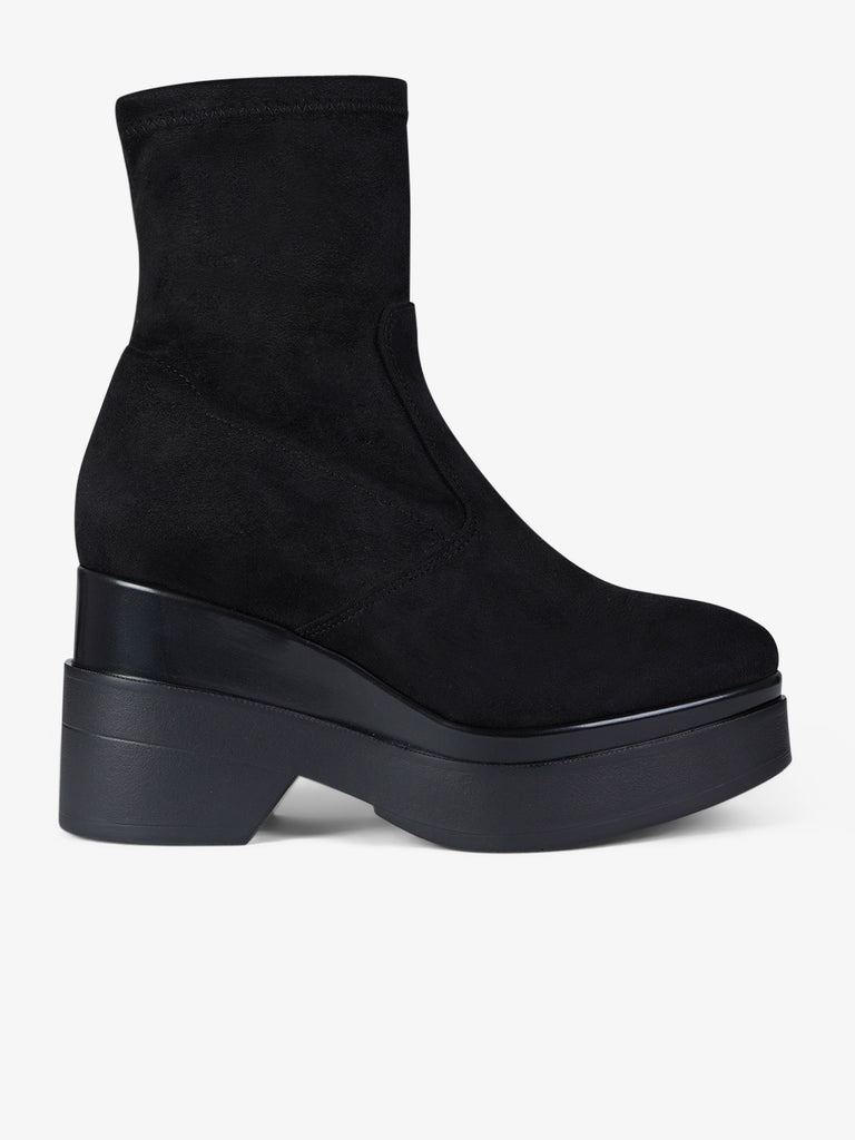 LORENZO MARI tronchetti donna polly 02 suede nero