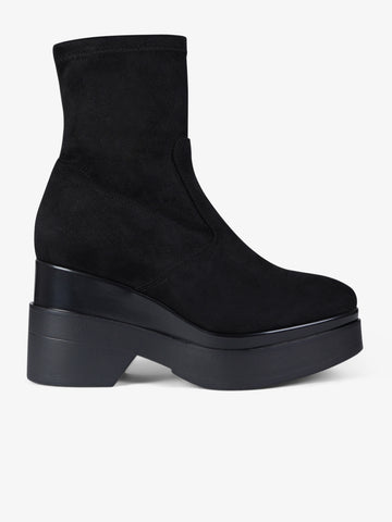LORENZO MARI tronchetti donna polly 02 suede nero