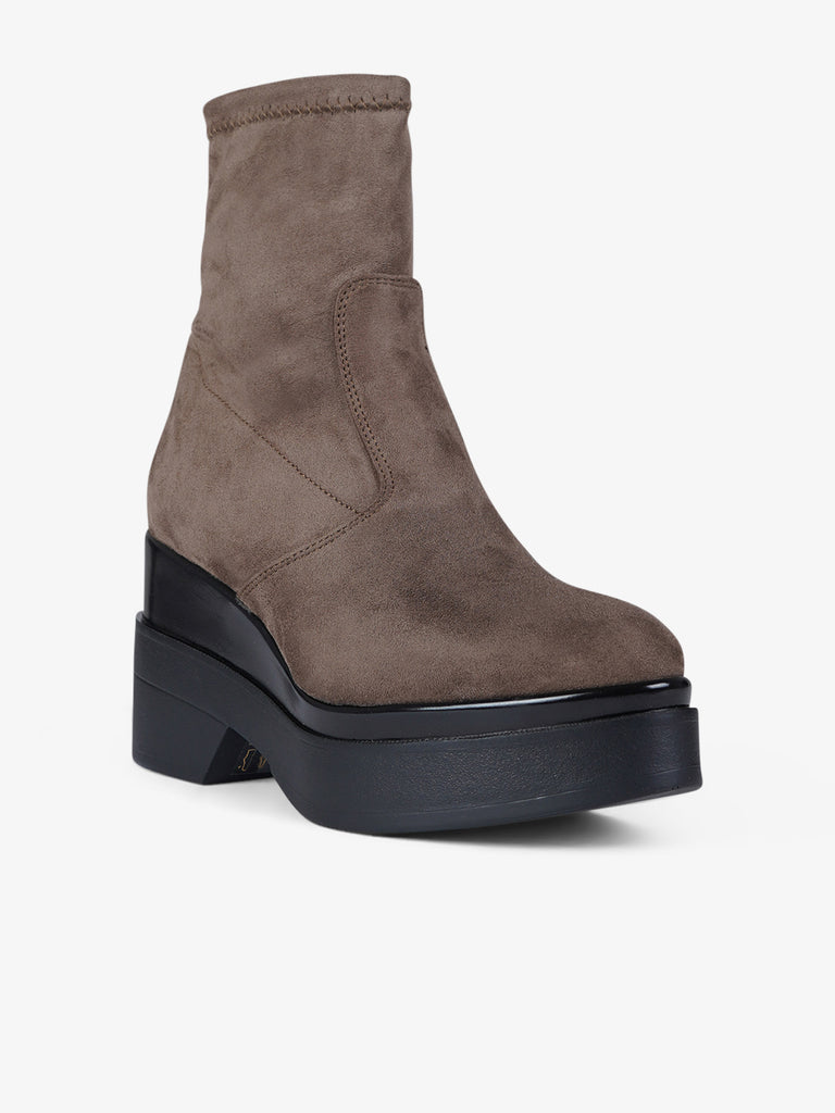 LORENZO MARI tronchetti donna polly 02 suede beige