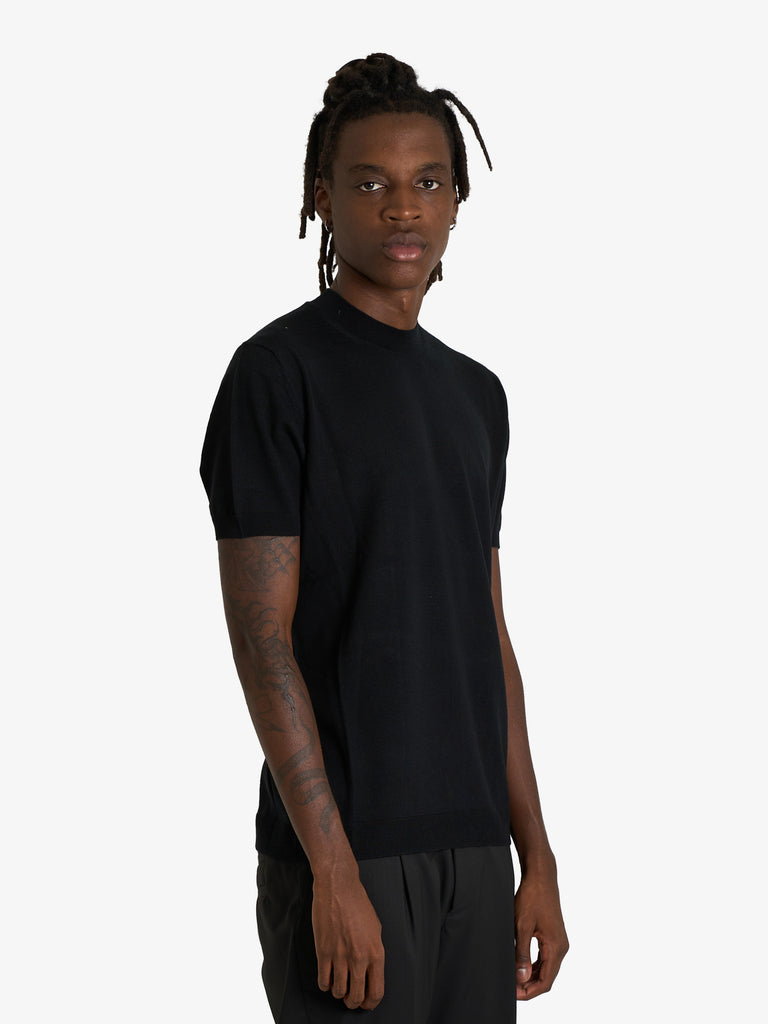 LOW BRAND maglieria uomo nero lana