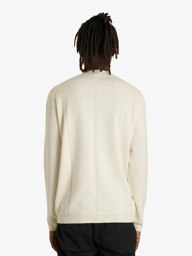 LOW BRAND maglia a maniche lunghe uomo panna lana