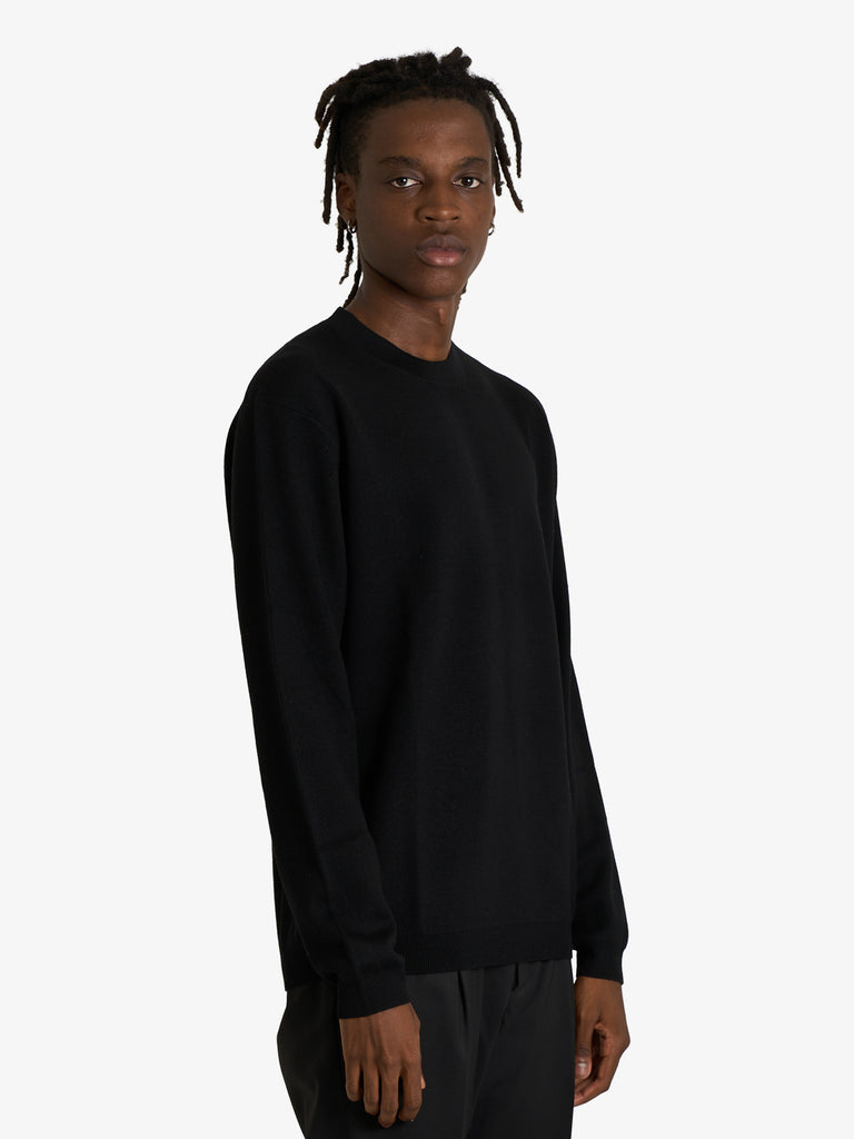 LOW BRAND maglia a maniche lunghe uomo nero lana