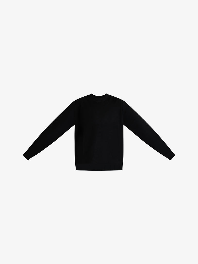 LOW BRAND maglia a maniche lunghe uomo nero lana