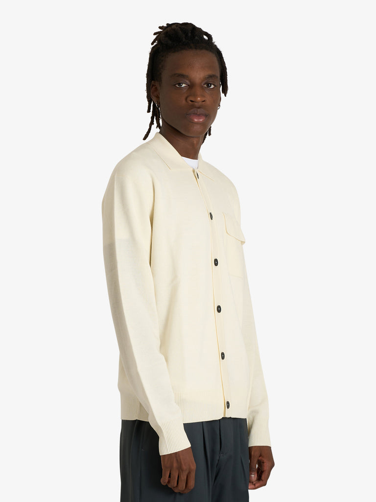 LOW BRAND cardigan L1MFW25266737 uomo panna lana