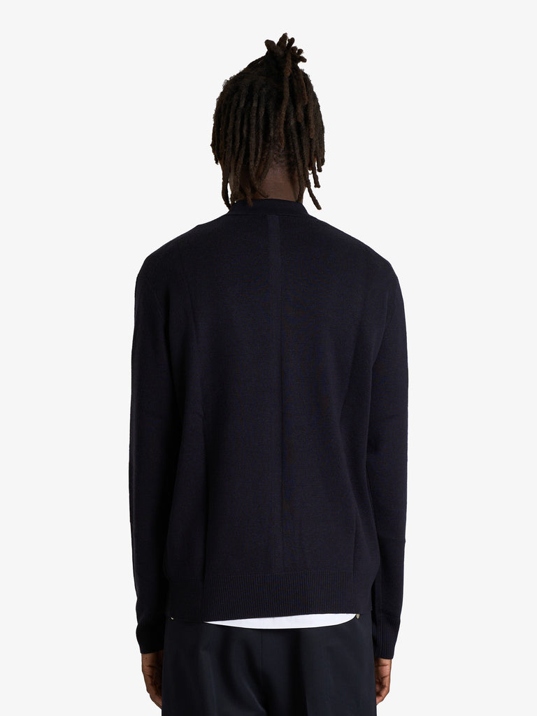 LOW BRAND cardigan L1MFW25266737 uomo blu lana