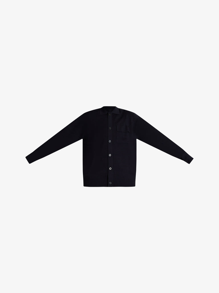 LOW BRAND cardigan L1MFW25266737 uomo blu lana