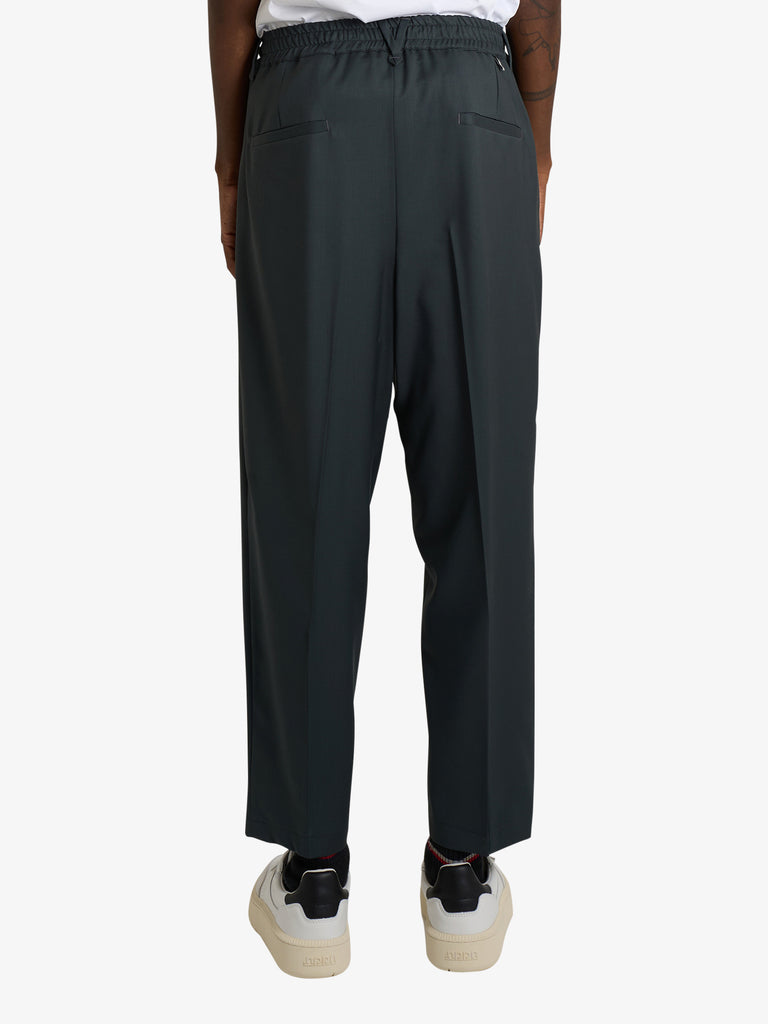 LOW BRAND pantalone zen uomo verde lana