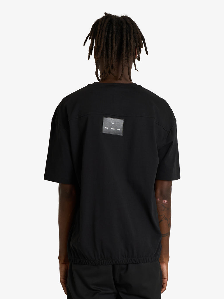 LOW BRAND t-shirt uomo nero lana