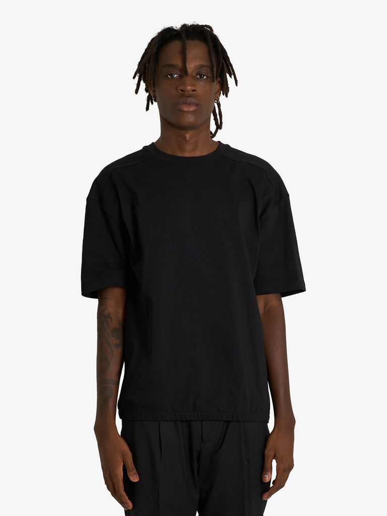 LOW BRAND t-shirt uomo nero lana
