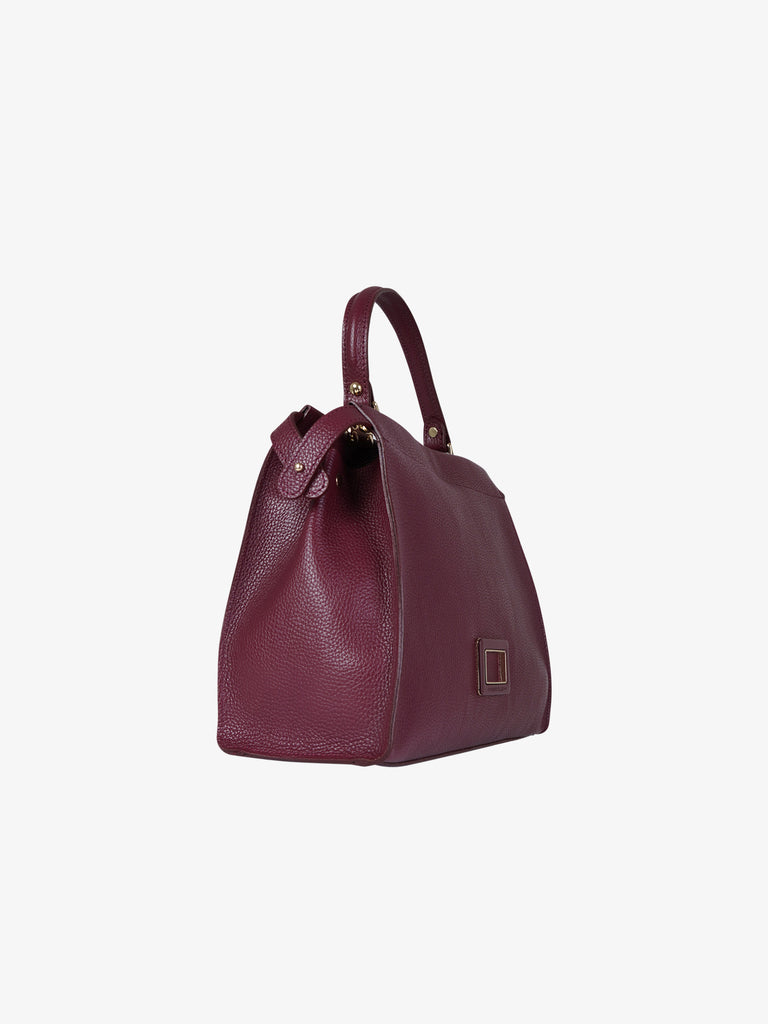 MARC ELLIS borsa a spalla donna adele l do pelle bordeaux