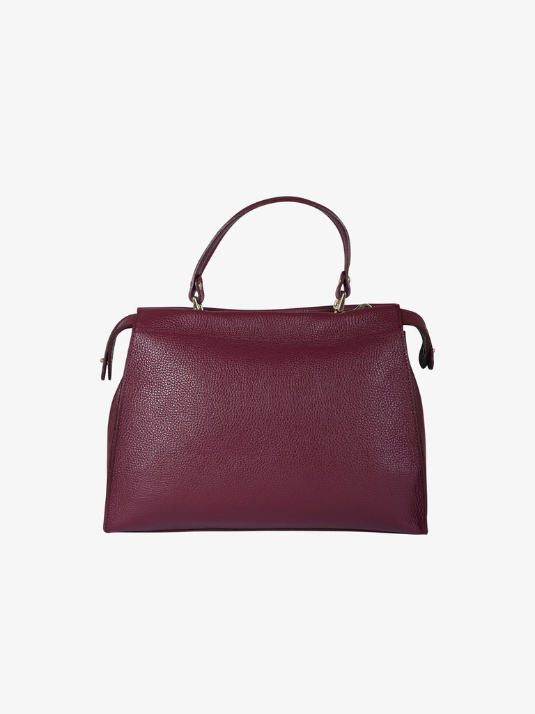 MARC ELLIS borsa a spalla donna adele l do pelle bordeaux