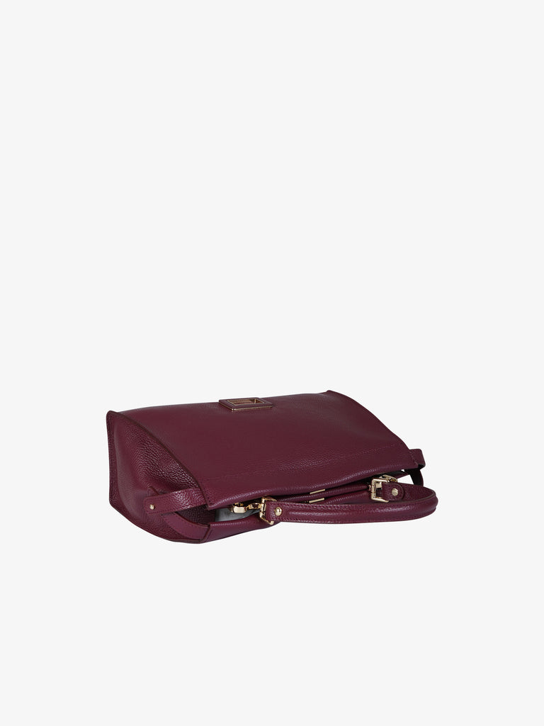 MARC ELLIS borsa a spalla donna adele l do pelle bordeaux