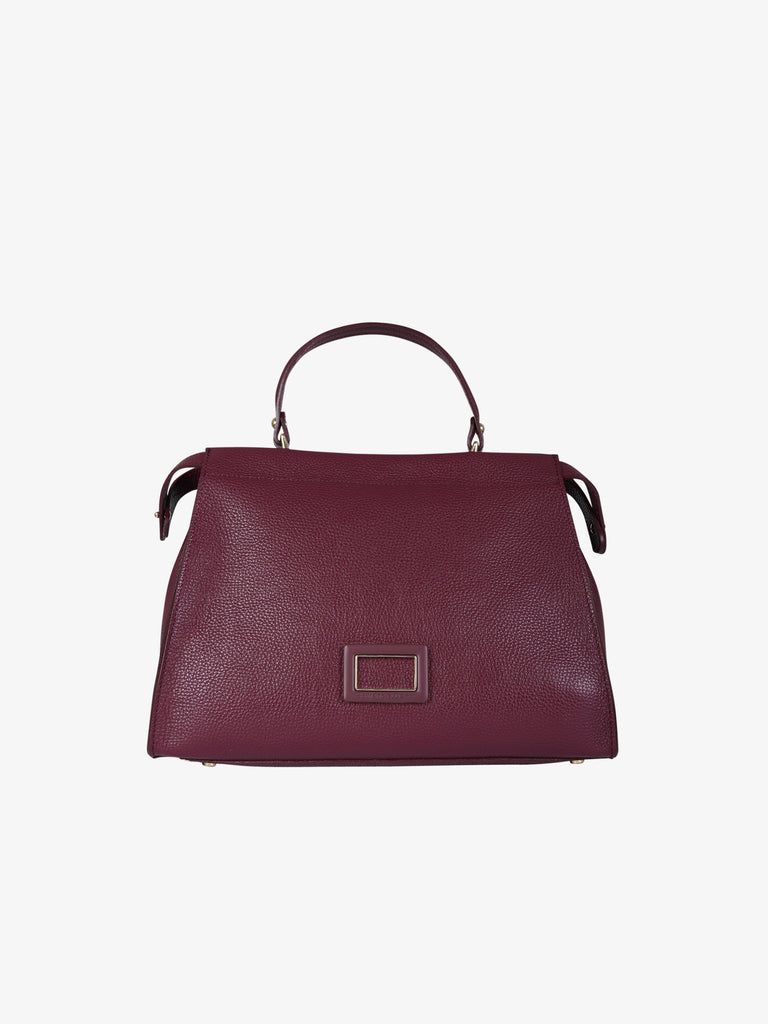 MARC ELLIS borsa a spalla donna adele l do pelle bordeaux