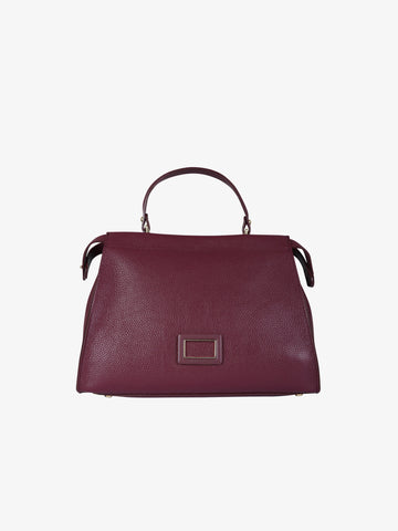MARC ELLIS borsa a spalla donna adele l do pelle bordeaux