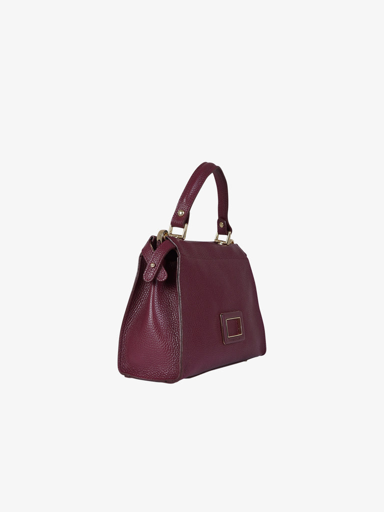 MARC ELLIS borsa a spalla donna adele s do pelle bordeaux