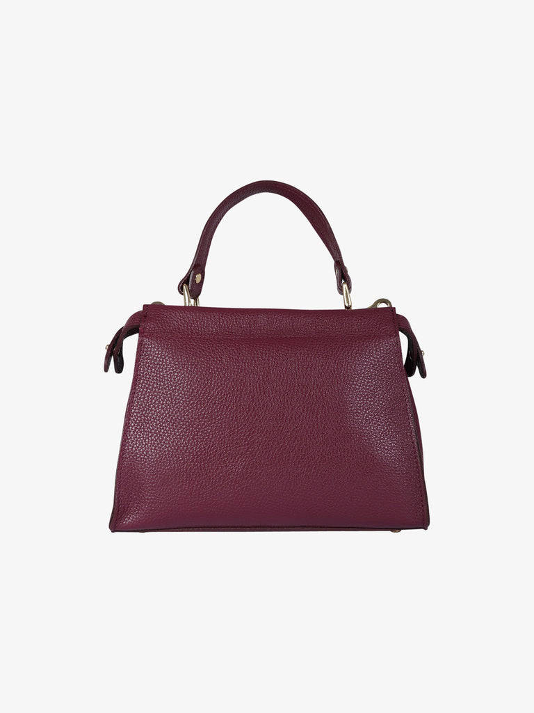 MARC ELLIS borsa a spalla donna adele s do pelle bordeaux