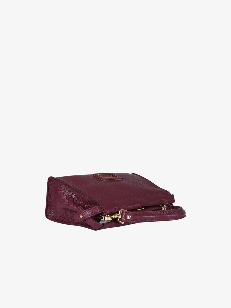MARC ELLIS borsa a spalla donna adele s do pelle bordeaux