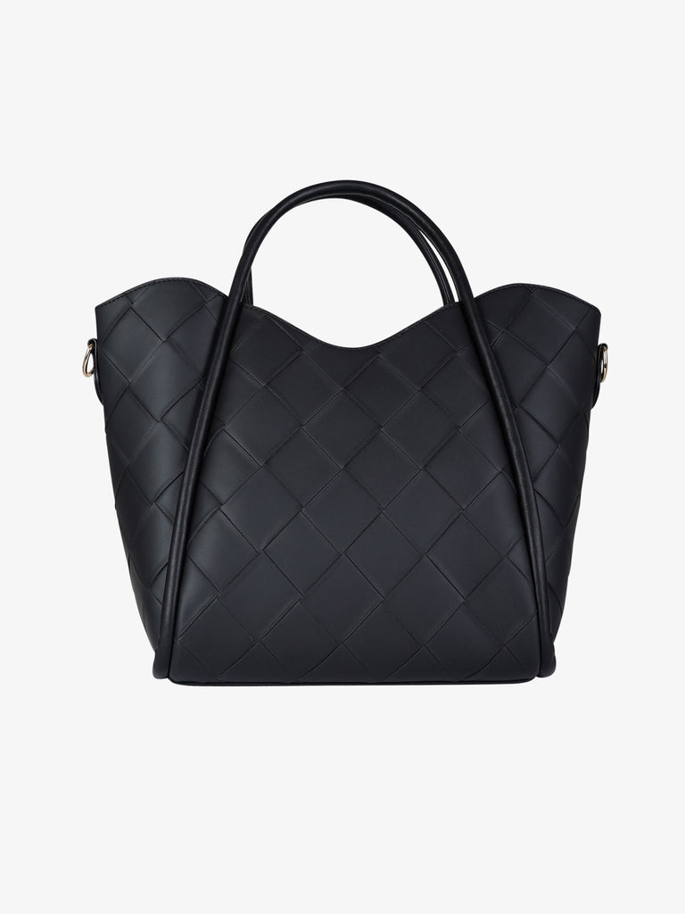 MARC ELLIS borsa a spalla donna basket plait nero