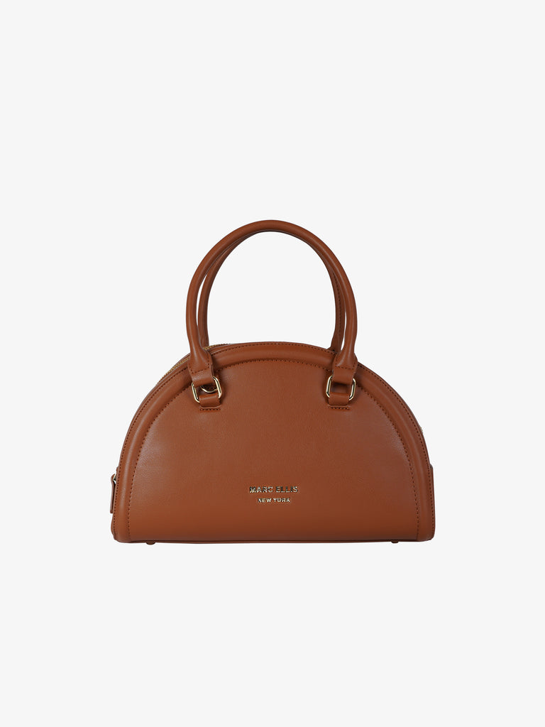 MARC ELLIS borsa a spalla donna brilla marrone