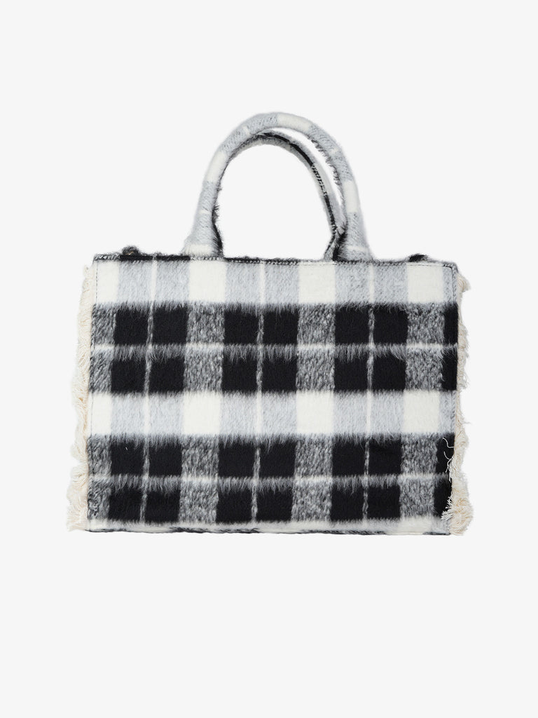 MARC ELLIS borsa a mano donna buby check l nero