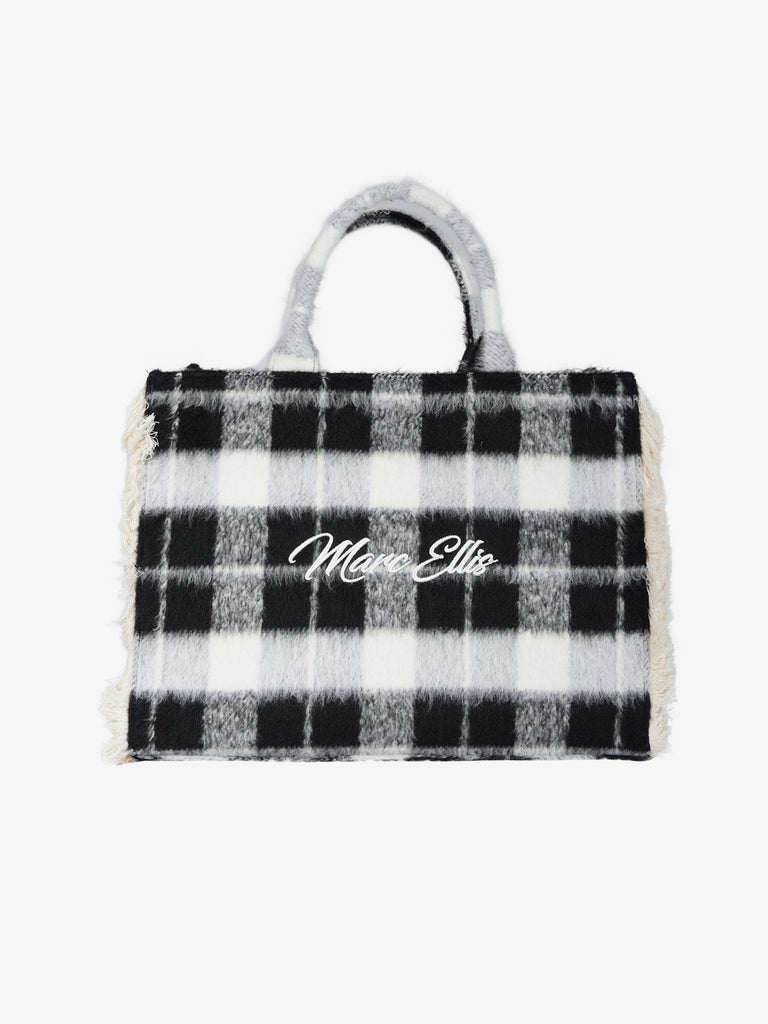 MARC ELLIS borsa a mano donna buby check l nero