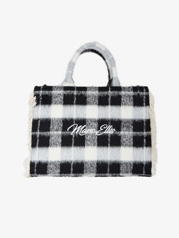 MARC ELLIS borsa a mano donna buby check l nero