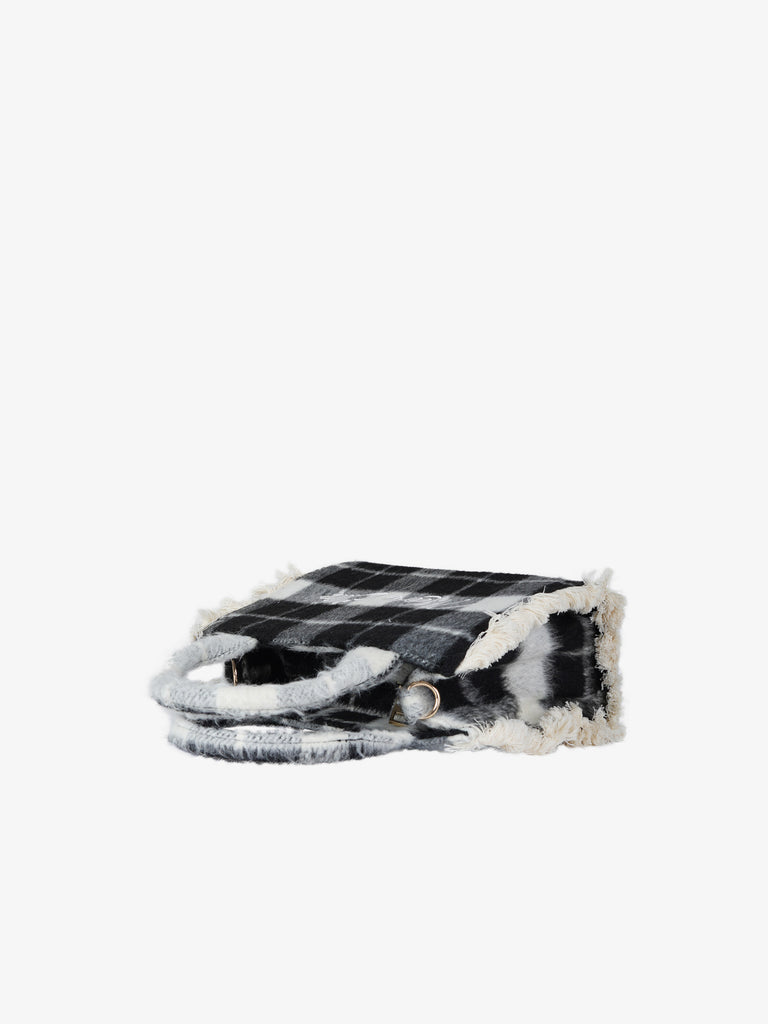 MARC ELLIS borsa a mano donna buby check s nero