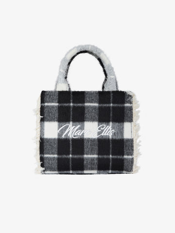 MARC ELLIS borsa a mano donna buby check s nero