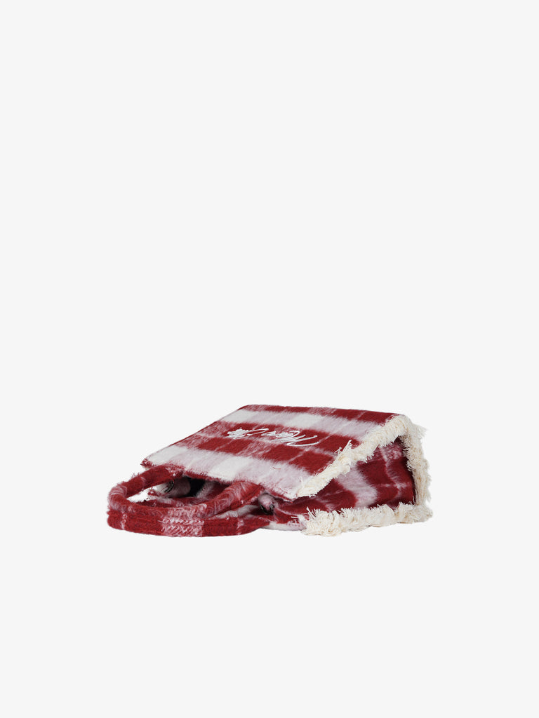 MARC ELLIS borsa a mano donna buby check s rosso