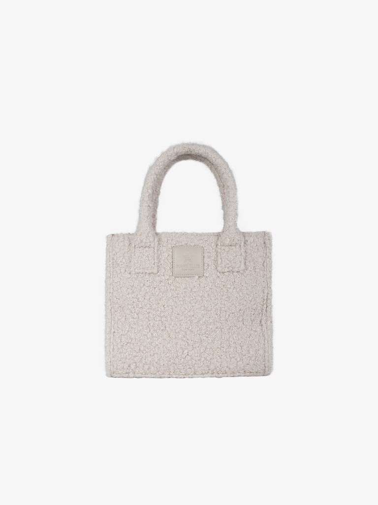 MARC ELLIS borsa a mano donna buby curl s beige