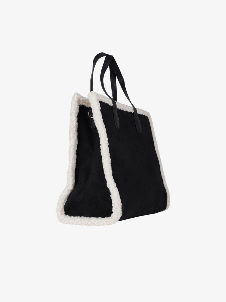MARC ELLIS borsa a mano donna buby suede l nero