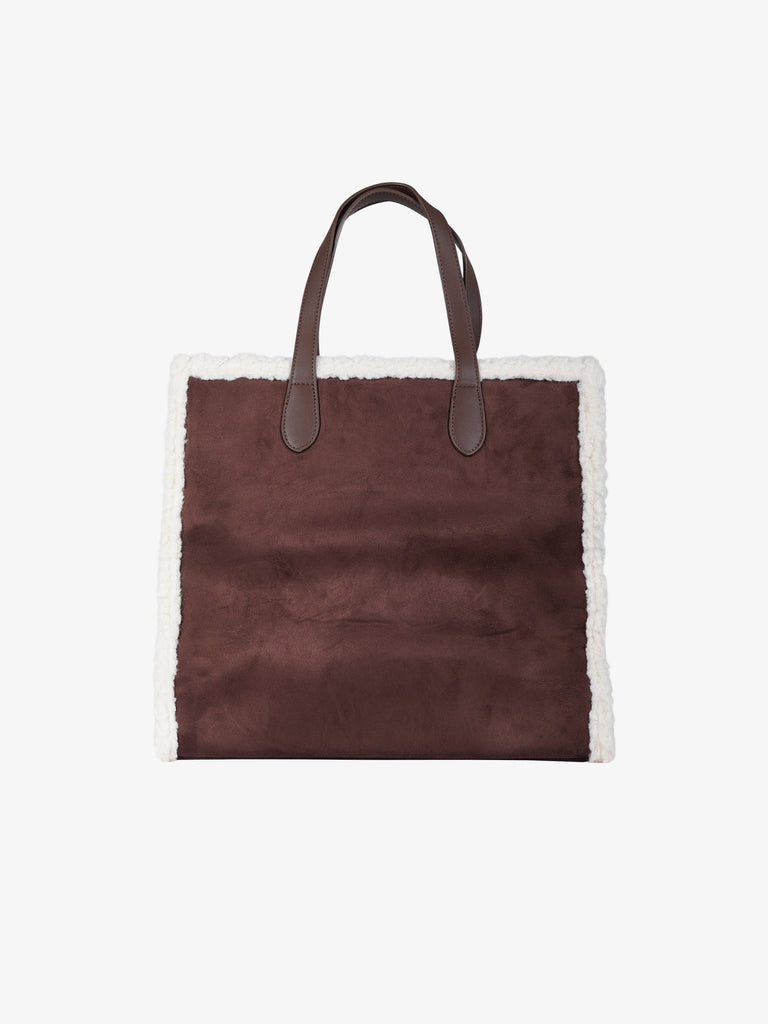 MARC ELLIS borsa a mano donna buby suede l marrone