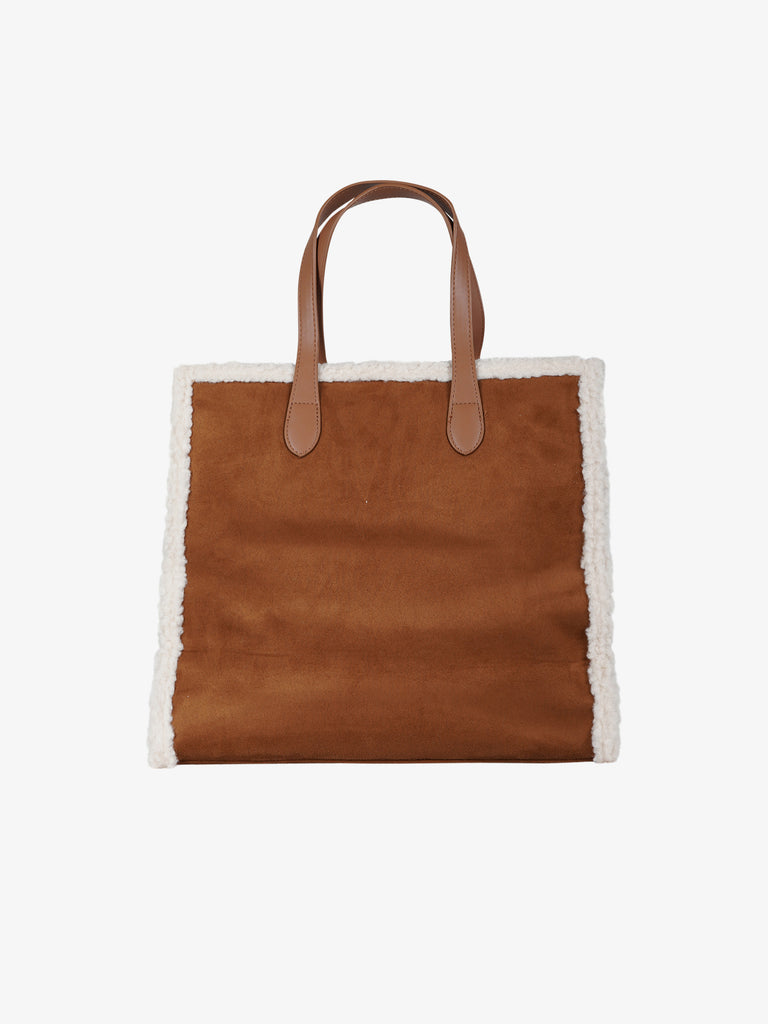 MARC ELLIS borsa a mano donna buby suede l marrone