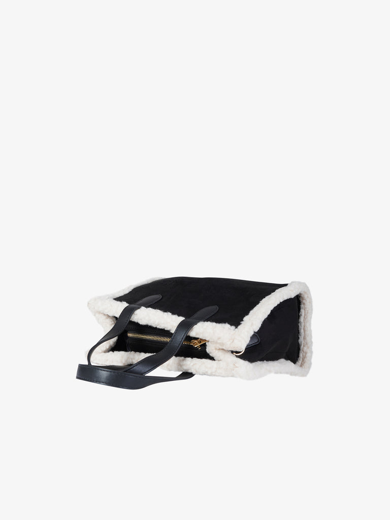 MARC ELLIS borsa a mano donna buby suede m nero