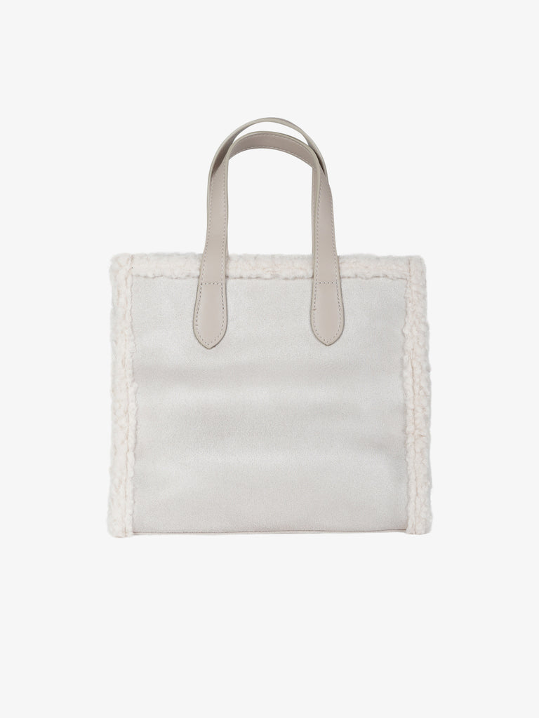 MARC ELLIS borsa a mano donna buby suede m beige