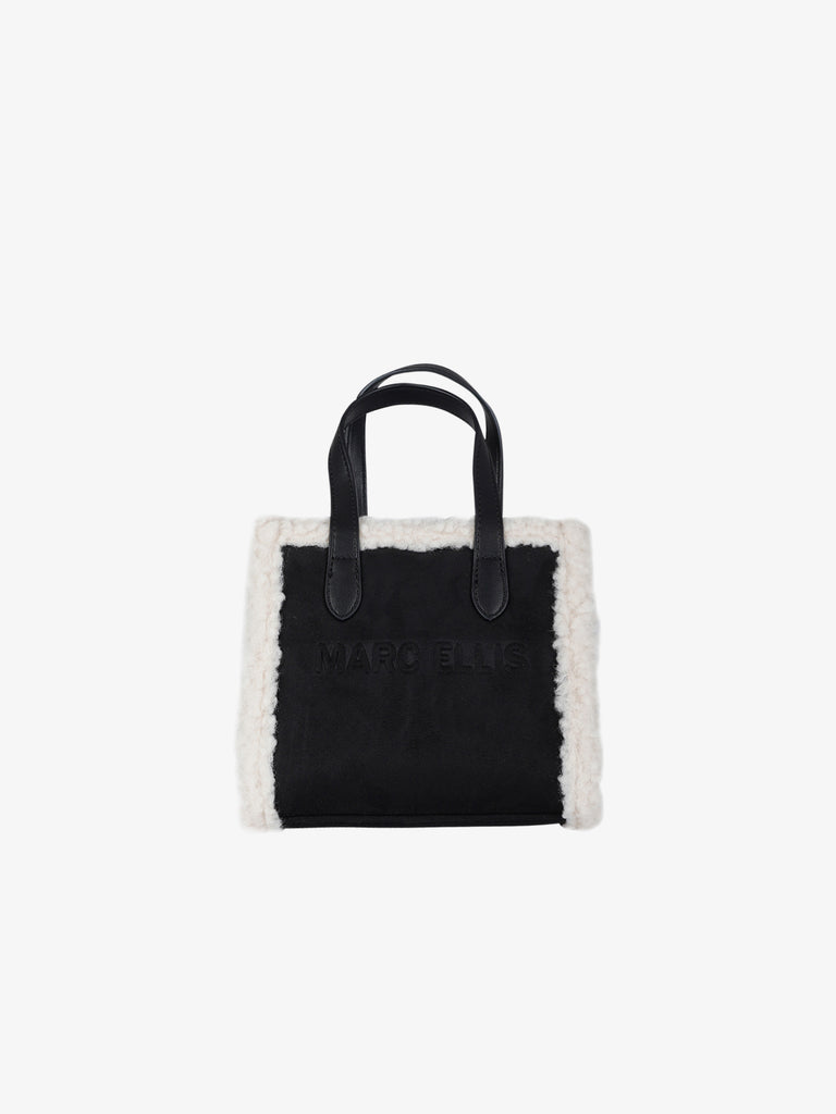 MARC ELLIS borsa a mano donna buby suede s nero