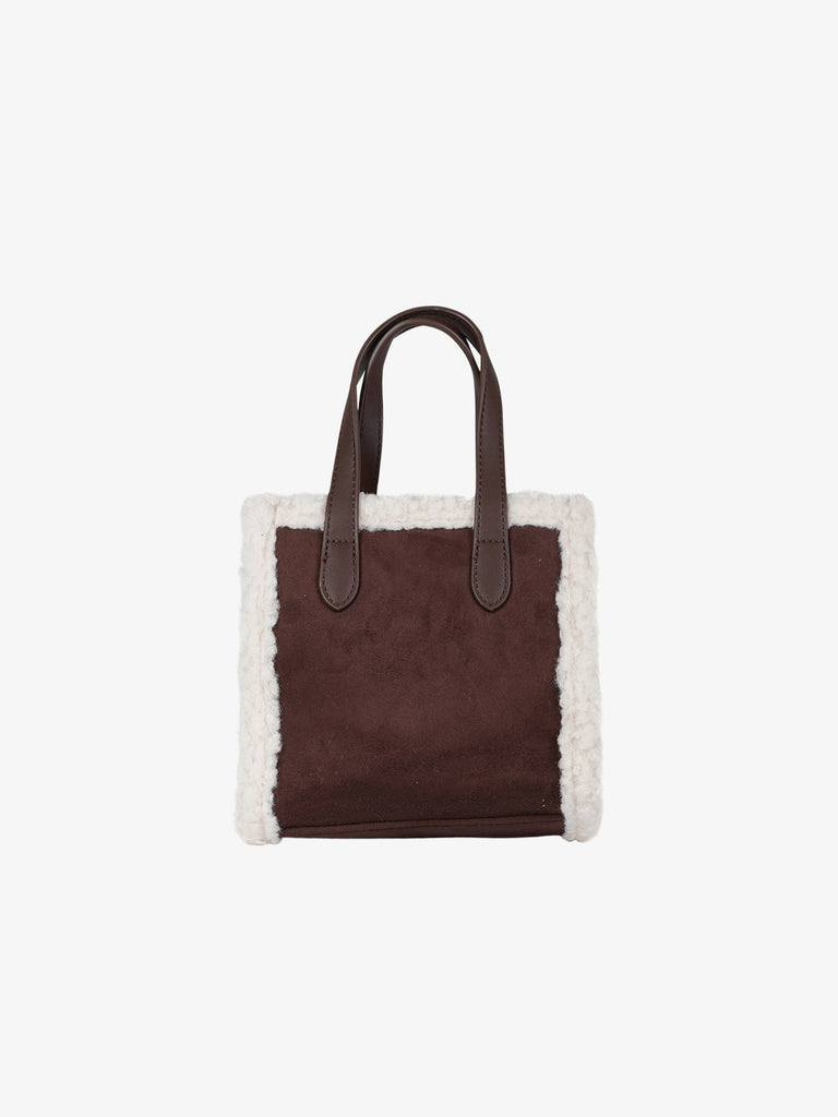 MARC ELLIS borsa a mano donna buby suede s marrone