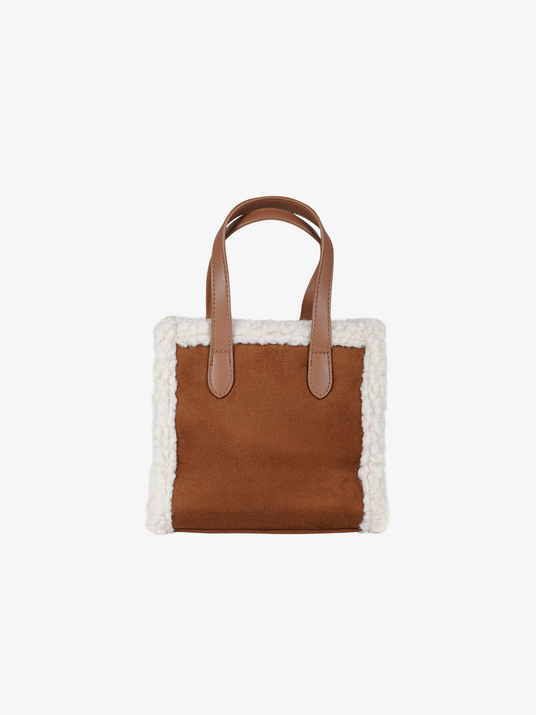 MARC ELLIS borsa a mano donna buby suede s marrone