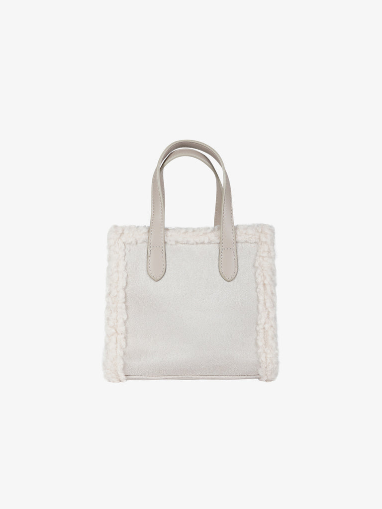 MARC ELLIS borsa a mano donna buby suede s beige