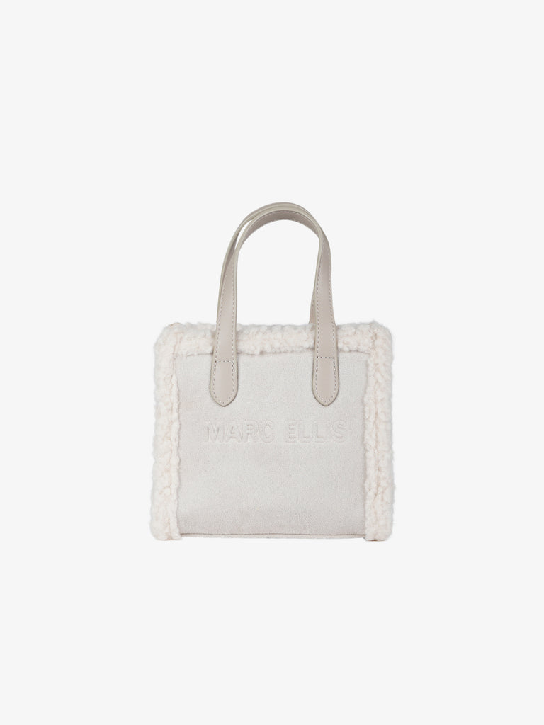 MARC ELLIS borsa a mano donna buby suede s beige